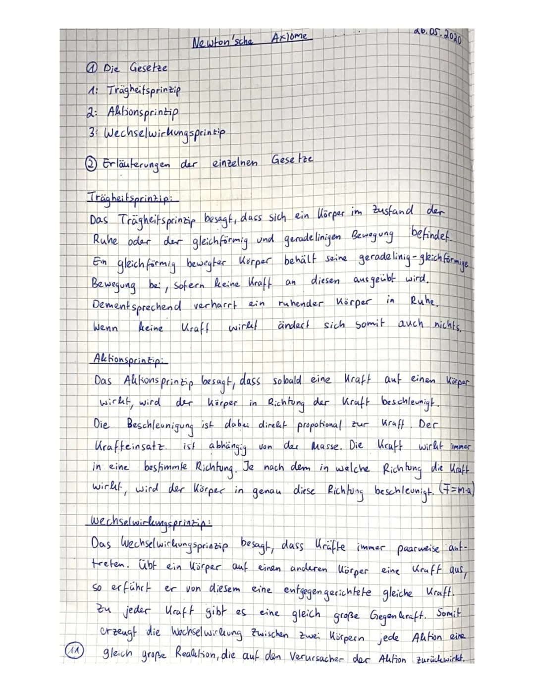Die 3 Newtonschen Gesetze: Einfach erklärt und mit Beispielen!