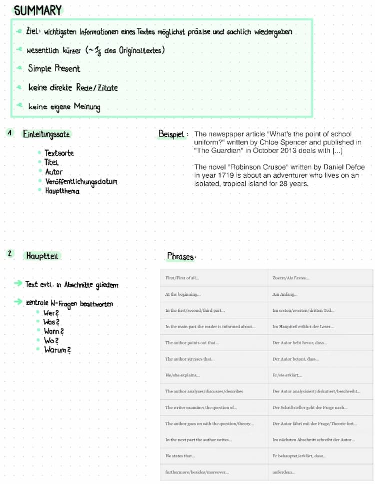Know How to write a summary (+ useful phrases) thumbnail