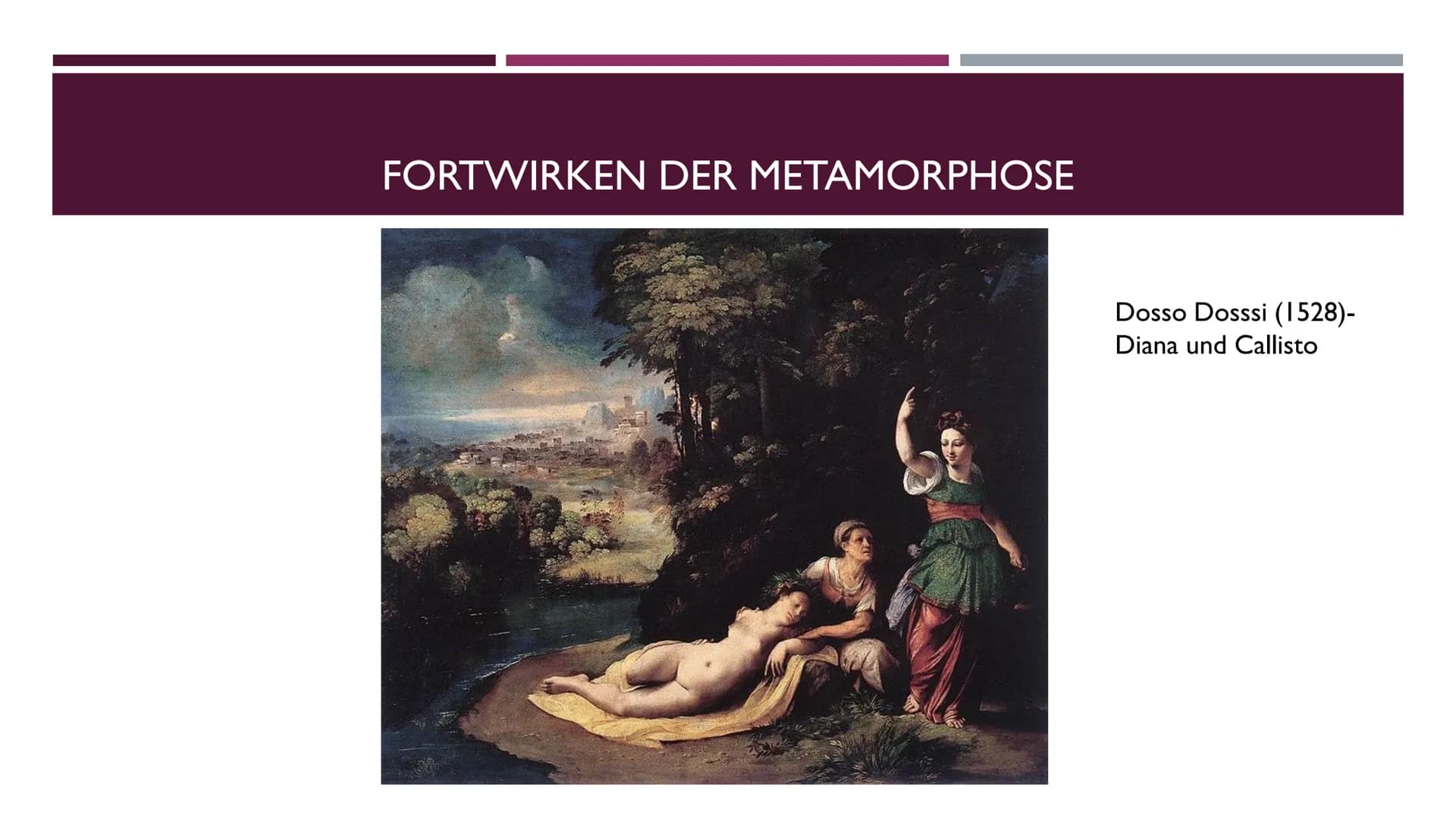 JUPITER UND CALLISTO
EINE METAMORPHOSE VON OVID I. Geschehensablauf
2. Figurenkonstellation und Charakteristik
3. Ort der Handlung
4.
5. Ana