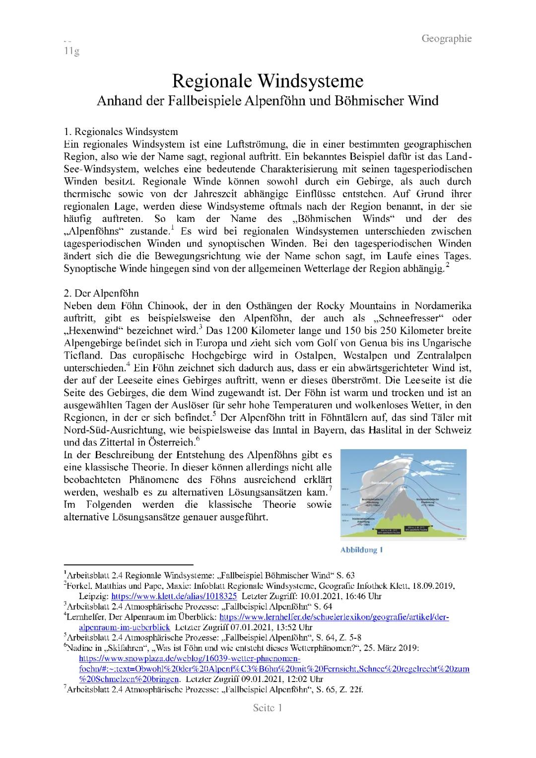 Regionale Windsysteme: Föhn und Böhmischer Wind einfach erklärt