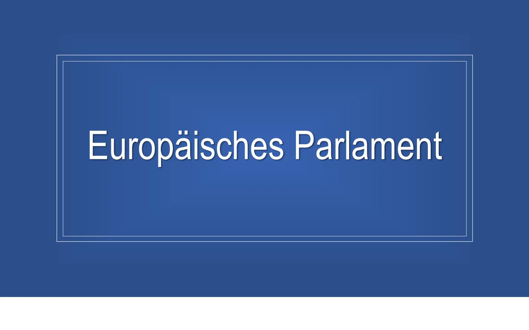 Europäisches Parlament Inhalt
Allgemeines
Geschichte
Zusammensetzung
Wahlen
Aufgaben
Kritik
Quellen
Parlamentum Europaeum Allgemeines
●
●
Gr