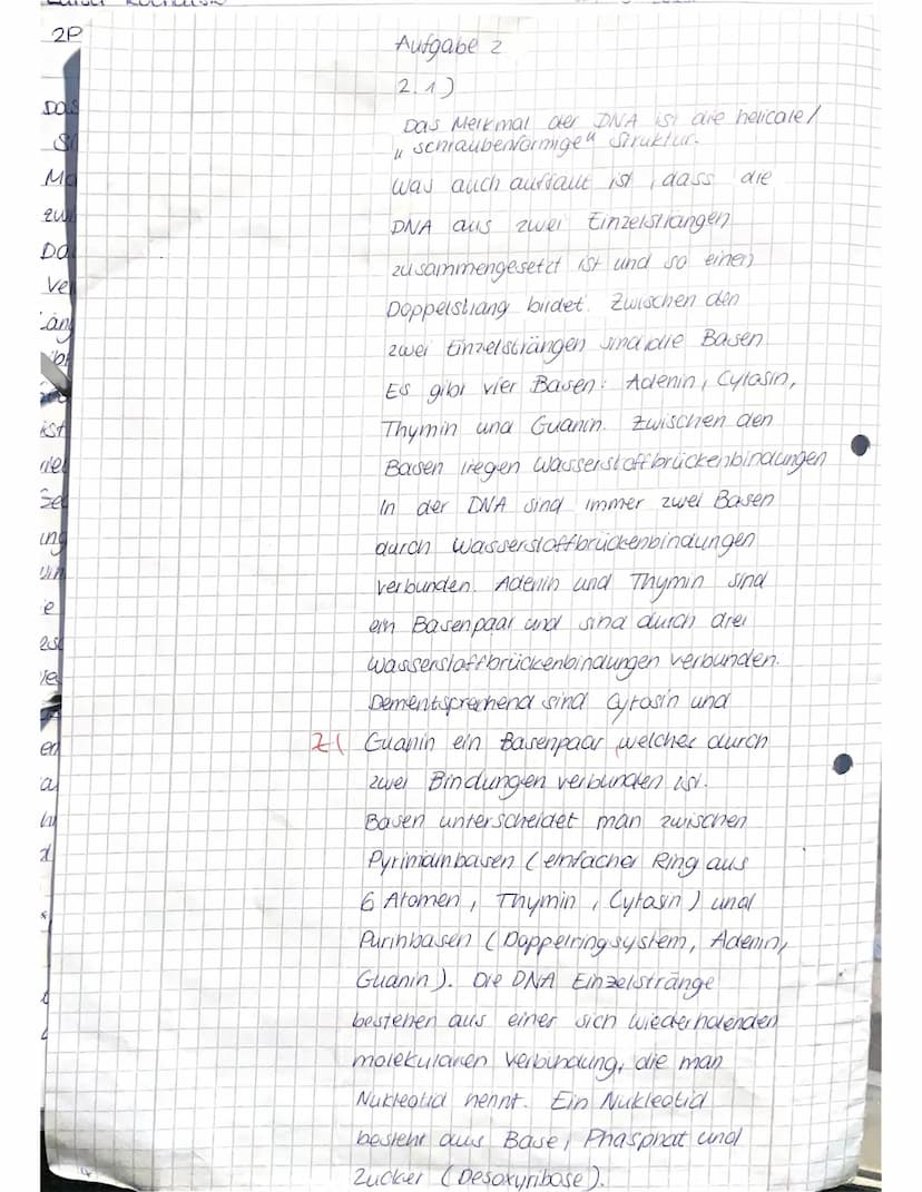 Bio-GK EF 3
Name:
Klausur Nr.2 zum Thema Zellbiologie
Seite 1 von 3
Hinweise:
Lesen Sie die Aufgaben bitte genau durch und beachten Sie die 