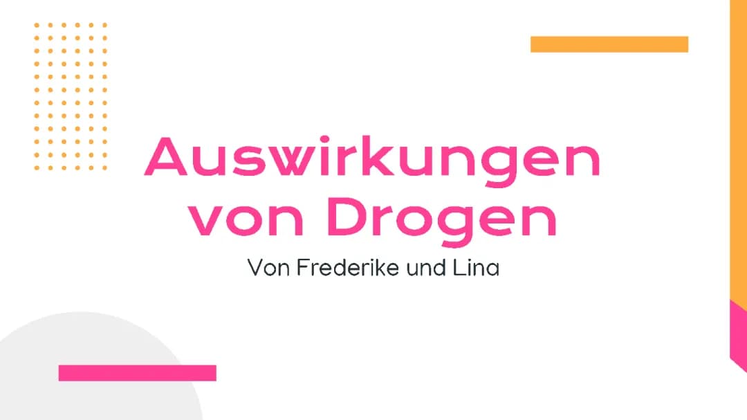 Auswirkungen von Drogen