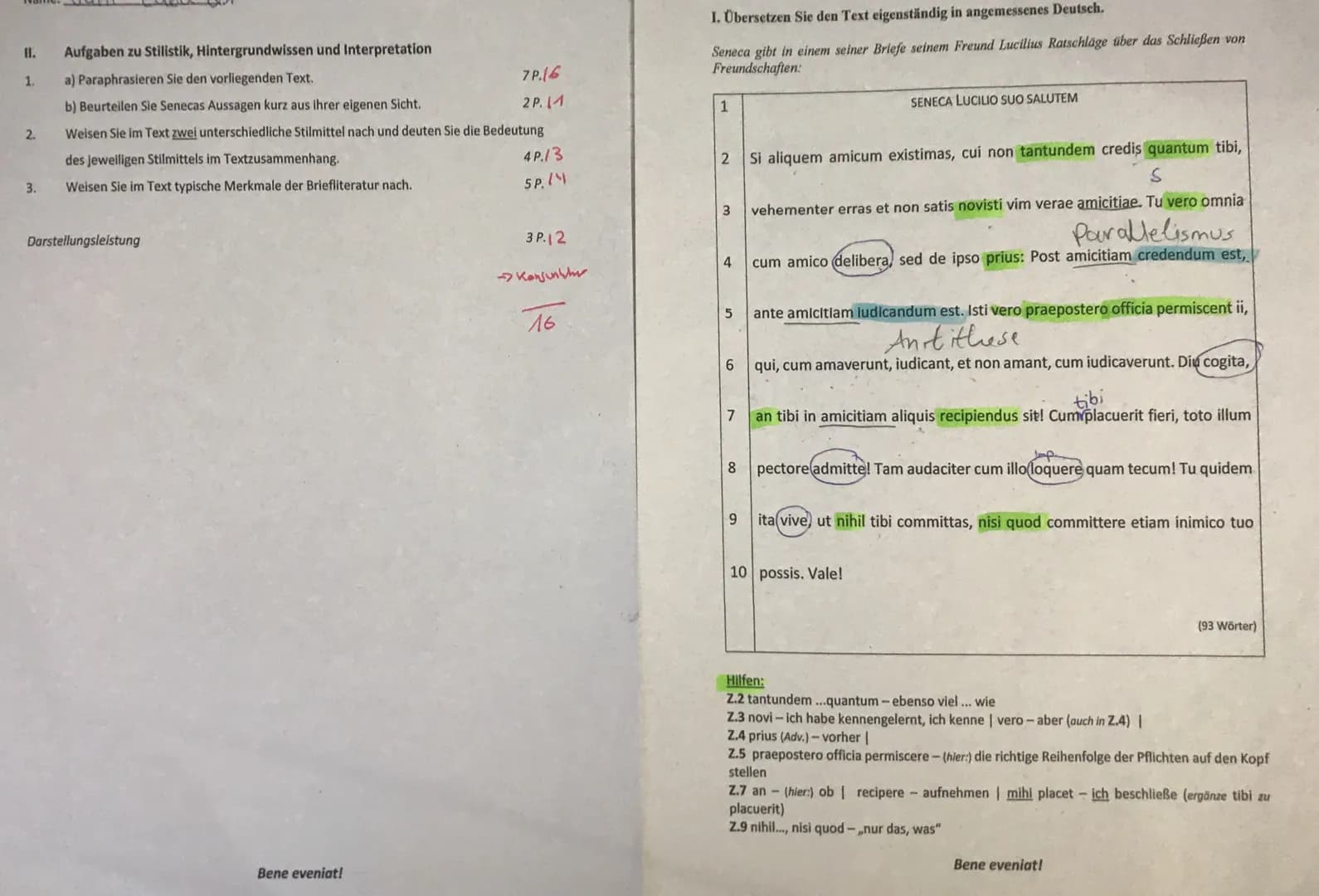 um zur ratio perfecta zu
gelangen. Werte wie Tugend,
also
die sittliche Vollkommenheit,
spielen in der stoischen
Philosoplice eine große Rol