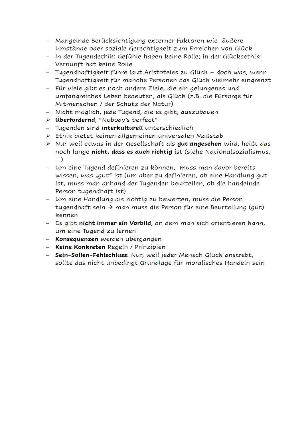 # PLATON

Zwei Lebensformen

Kallikles

- Tugend & Glückseligkeit = Wohlleben, Zügellosigkeit, Freiheit
- Glückliches Leben, indem man (all)