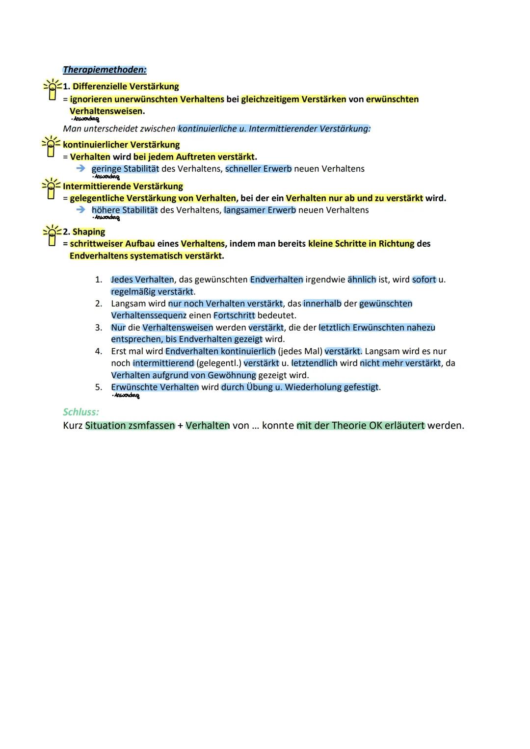 # Operante Konditionierung

Einleitung
OK = bekannte Lerntheorie des Behaviorismus nach Thorndike + Skinner u. beschäftigt sich damit,
wie s
