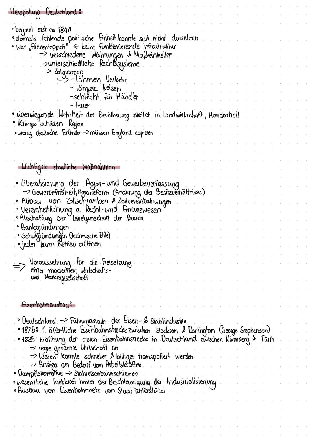 Industrielle Revolution
Davor:
sehr viel landwirtschaftliche Arbeit, Handarbeit
Dorfleben
meiste Land gehörte Adel 8 Kirche
sehr viele unfre
