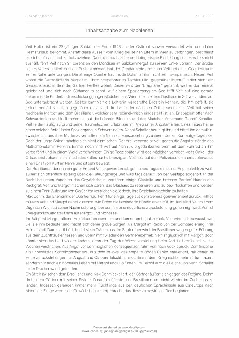 docsity
Deutsch LK - Unter der
Drachenwand
Deutsch
13 pag.
Document shared on www.docsity.com
Downloaded by: jana-ghazi (janaghazi2003@gmail
