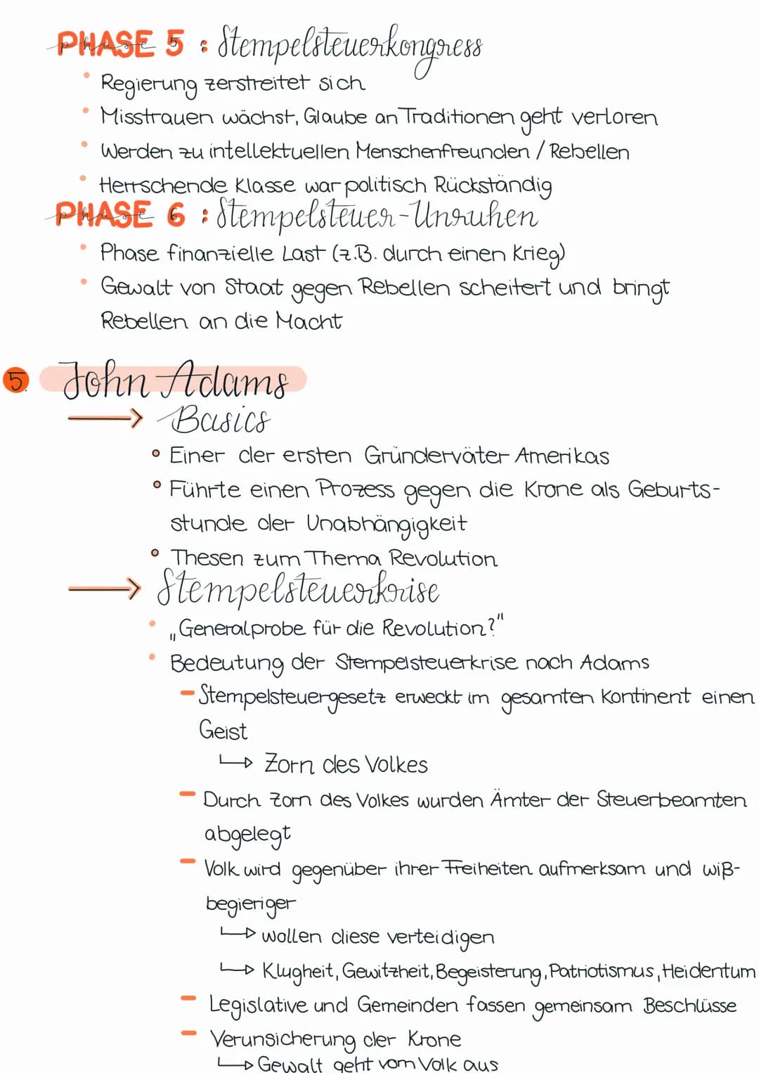 LERNZETTEL
FFEE
kla
Was muss man wissen?
Vorgeschichte d. Amerikanischen Revolution ✓
Siebenjähriger Krieg ✓
Steuerstreit ✓
Die 6 Phasen der