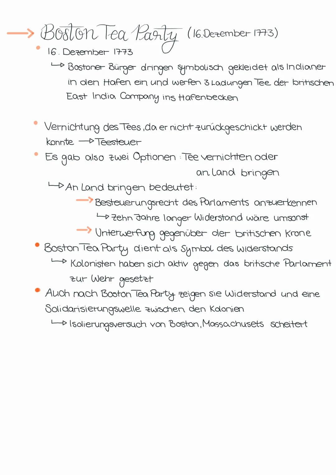 LERNZETTEL
FFEE
kla
Was muss man wissen?
Vorgeschichte d. Amerikanischen Revolution ✓
Siebenjähriger Krieg ✓
Steuerstreit ✓
Die 6 Phasen der