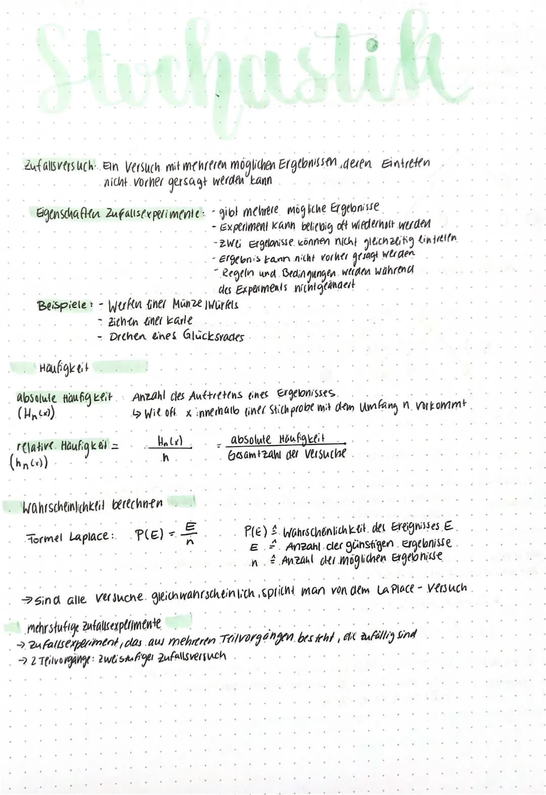 Wahrscheinlichkeitsrechnung
