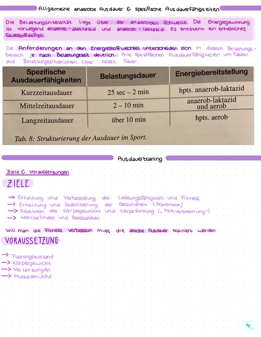 AUSDAUER
1.Lohnt sich Ausdauertraining?
Aus dauer als physischer Leistungsfaktor im Sport muss sehr spezifisch ausgeprägt sein, damit eine s