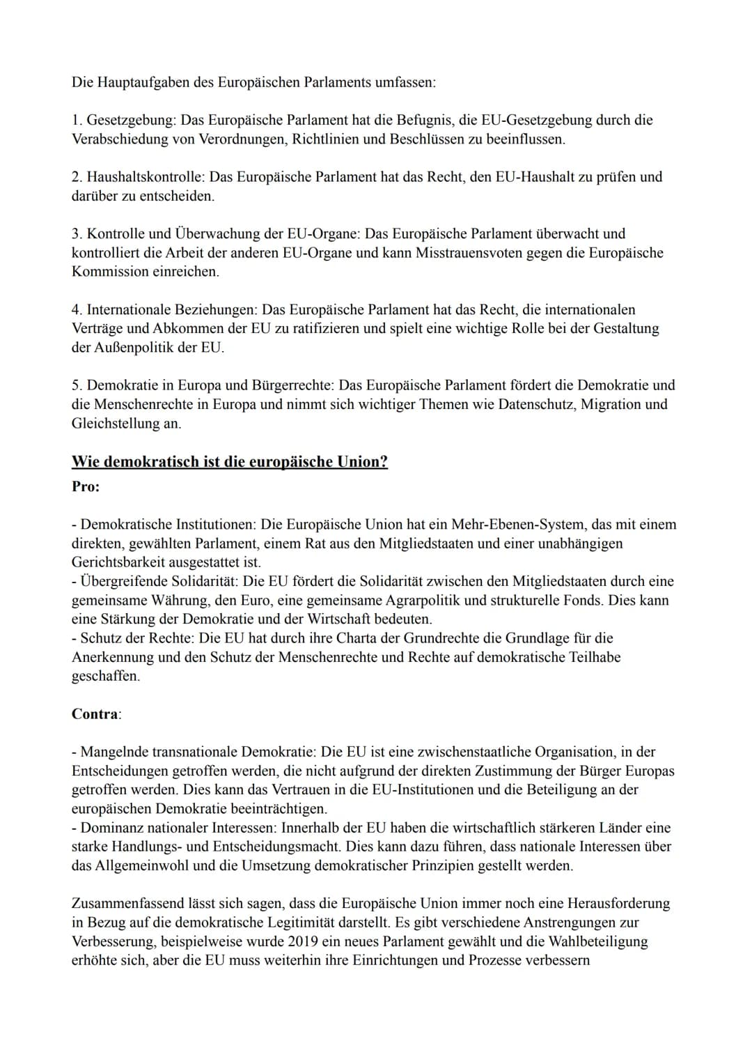 Europäische Union
Integrationsmodelle
Föderalismus:
Der Föderalismus ist ein integratives Modell, das darauf abzielt, die Souveränität und p