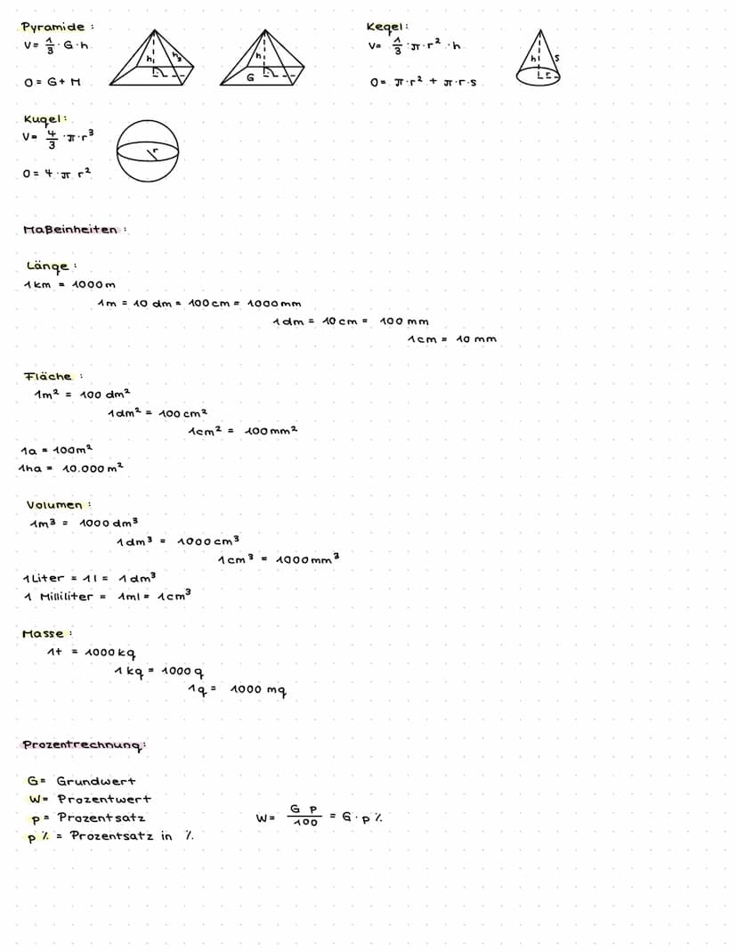 formelsammlung: 10. Klasse
Fiquren: A= Flächeninhalt
Quadrat:
A = 9²
u = 4:a
Dreieck :
A: 9. hg
2
u= a + b + c
Trapez:
a+c
2
A=
h
a
Satz des