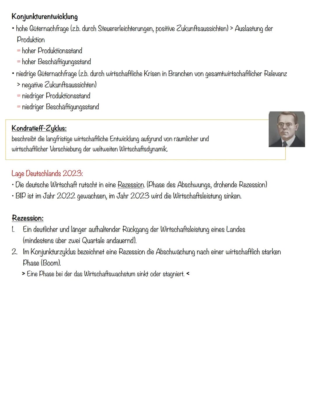 Q2-
prozessorientierte
Wirtschaftspolitik Wirtschaft: Nachfrage- und Angebotspolitik
Konjunkturzyklus
- Wirtschaftlicher Aufschwung = Expans