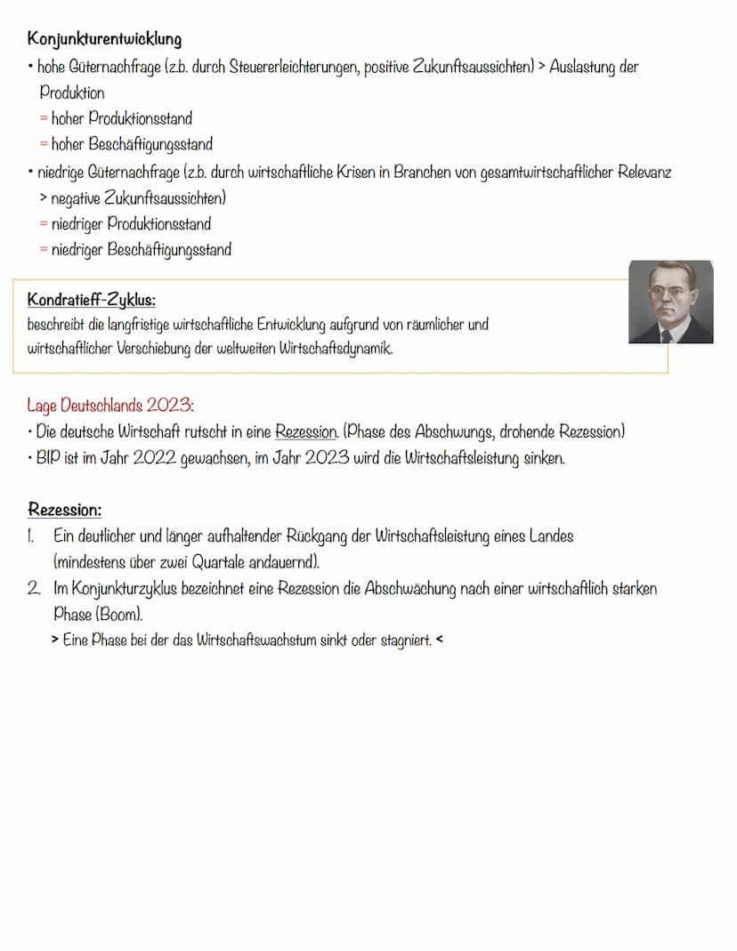 Q2-
prozessorientierte
Wirtschaftspolitik Wirtschaft: Nachfrage- und Angebotspolitik
Konjunkturzyklus
- Wirtschaftlicher Aufschwung = Expans