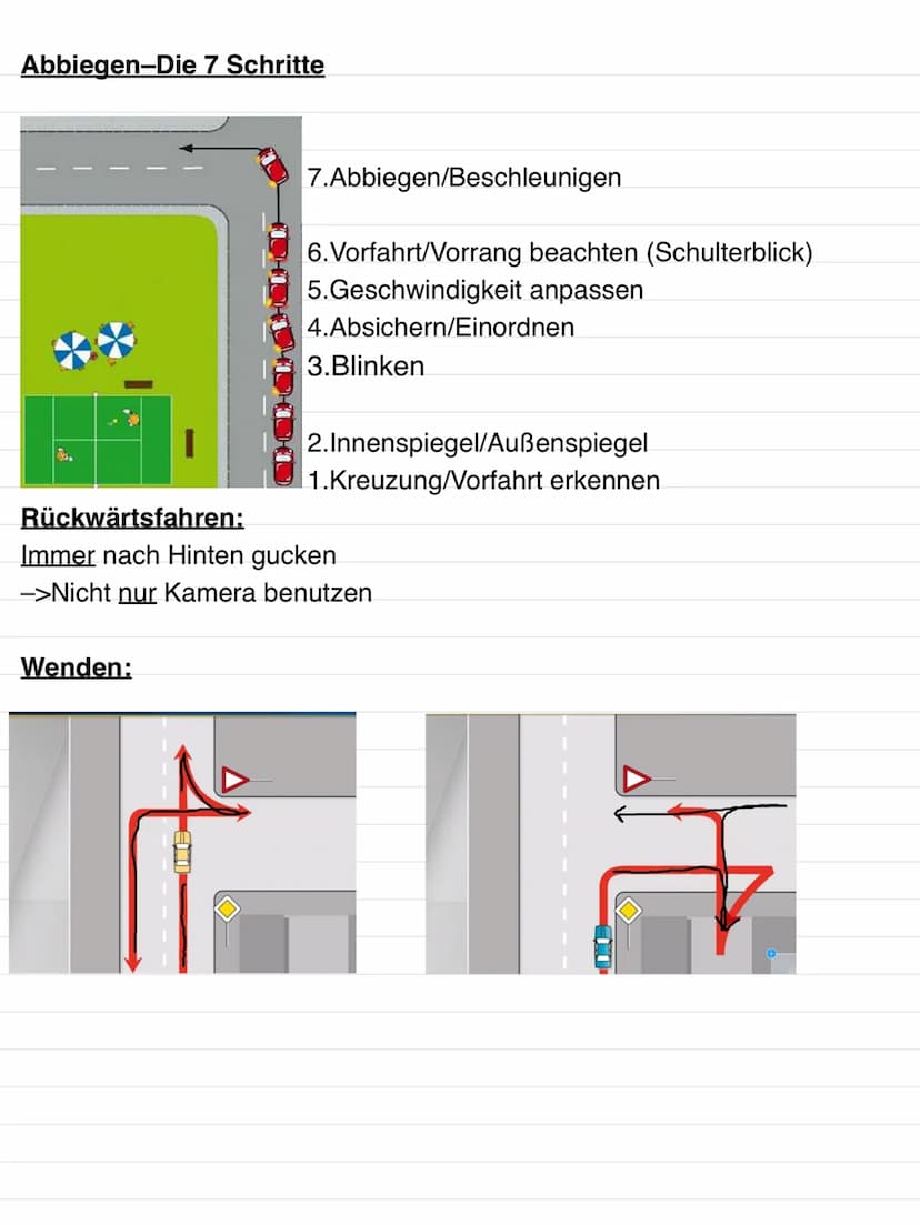 Thema 9
Verkehrsverhalten bei Fahrmanövern, Verkehrrsbeobachtung
0›
↑
♫♫
и ка
2 darf zuerst fahren, weil es eine halbe Fahrzeuglänge
vor der