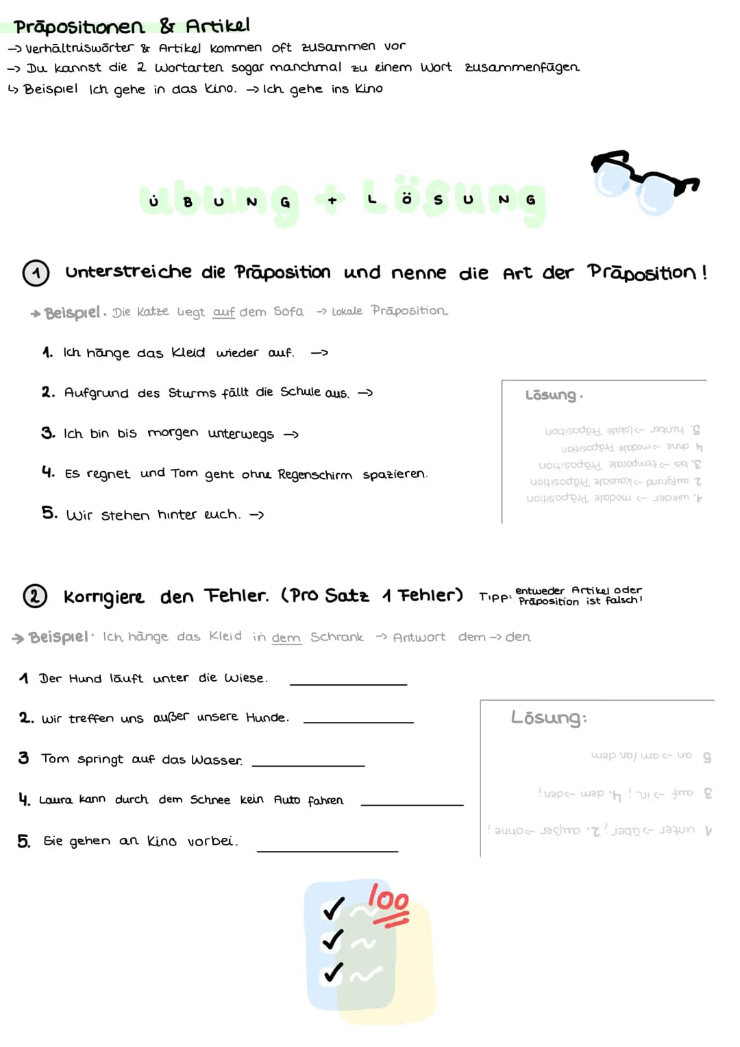 PRÄPOSITIONEN
Was ist eine Präposition überhaupt?
-> Wenn du im Deutschen ein Verhältnis beschreiben möchtest, dann verwendest du dafür Prāp