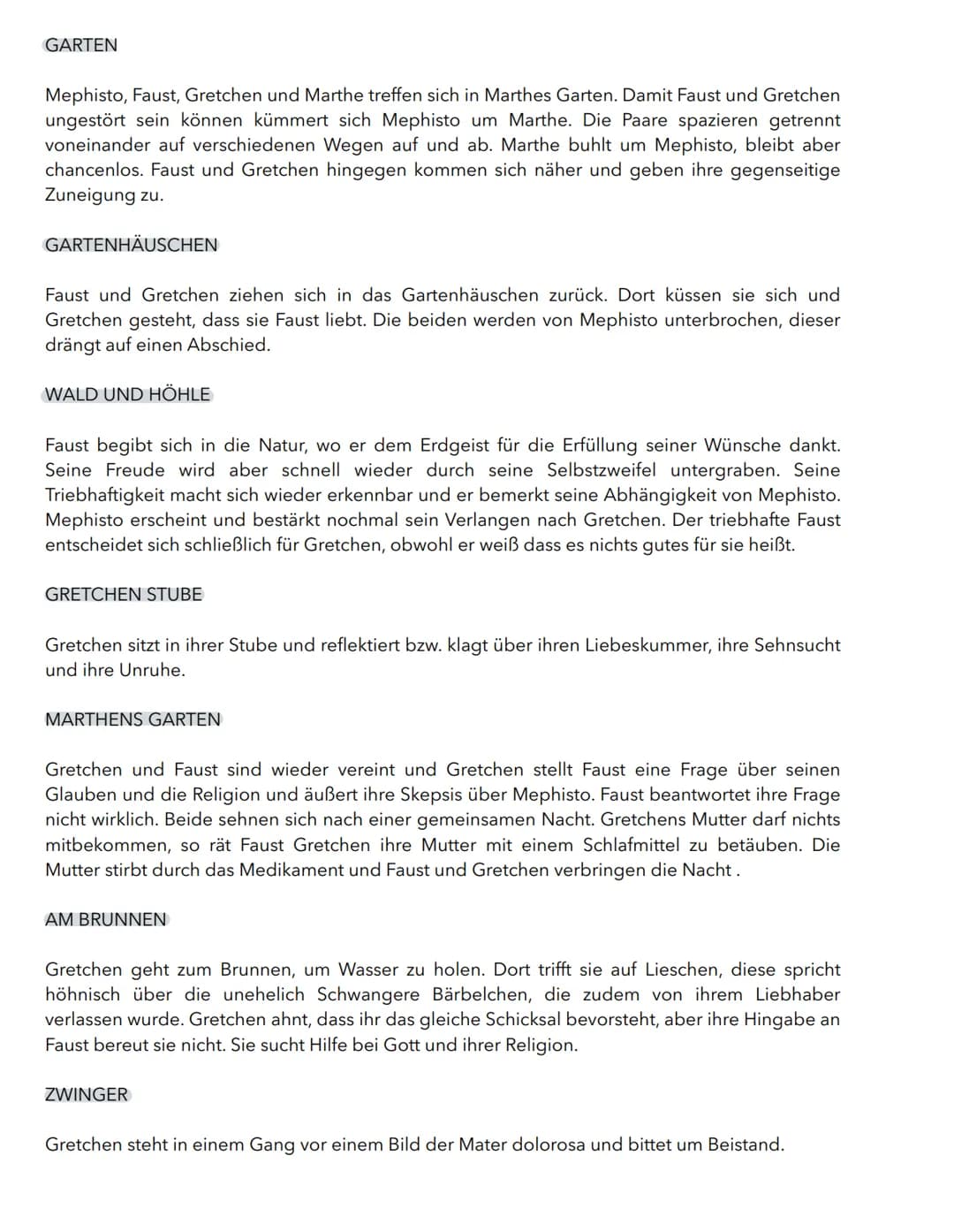 Faust I besteht aus 28 Szenen. Der Tragödie sind drei Prologe vorangestellt: „Zueignung", „Vorspiel
auf dem Theater" und „Prolog im Himmel"
