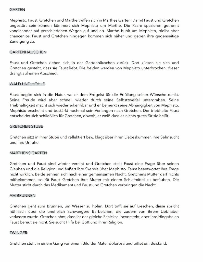 Faust I besteht aus 28 Szenen. Der Tragödie sind drei Prologe vorangestellt: „Zueignung", „Vorspiel
auf dem Theater" und „Prolog im Himmel"
