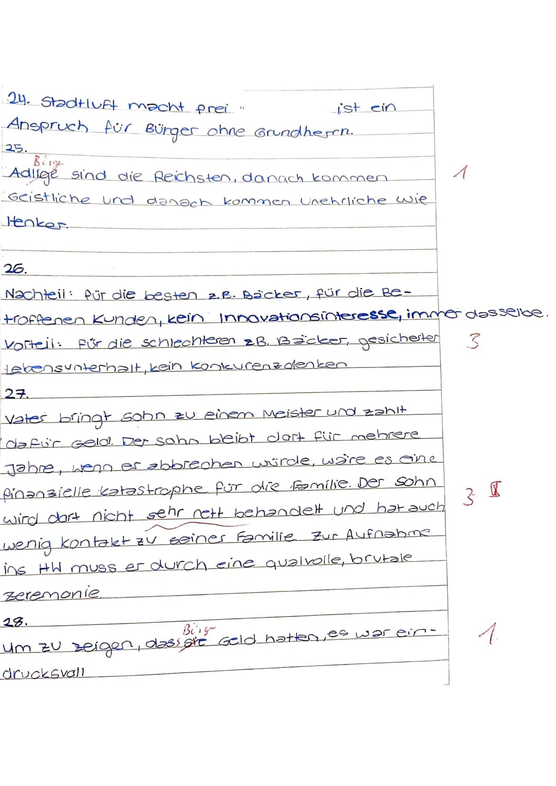 7c
Klassenarbeit Geschichte
↓
3.Juni 2016
I.Grundherrschaft
01. Warum bitten immer mehr Kleinbauern Adlige und Klöster um Hilfe? (3VP)
02. W