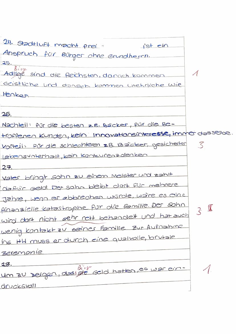 7c
Klassenarbeit Geschichte
↓
3.Juni 2016
I.Grundherrschaft
01. Warum bitten immer mehr Kleinbauern Adlige und Klöster um Hilfe? (3VP)
02. W