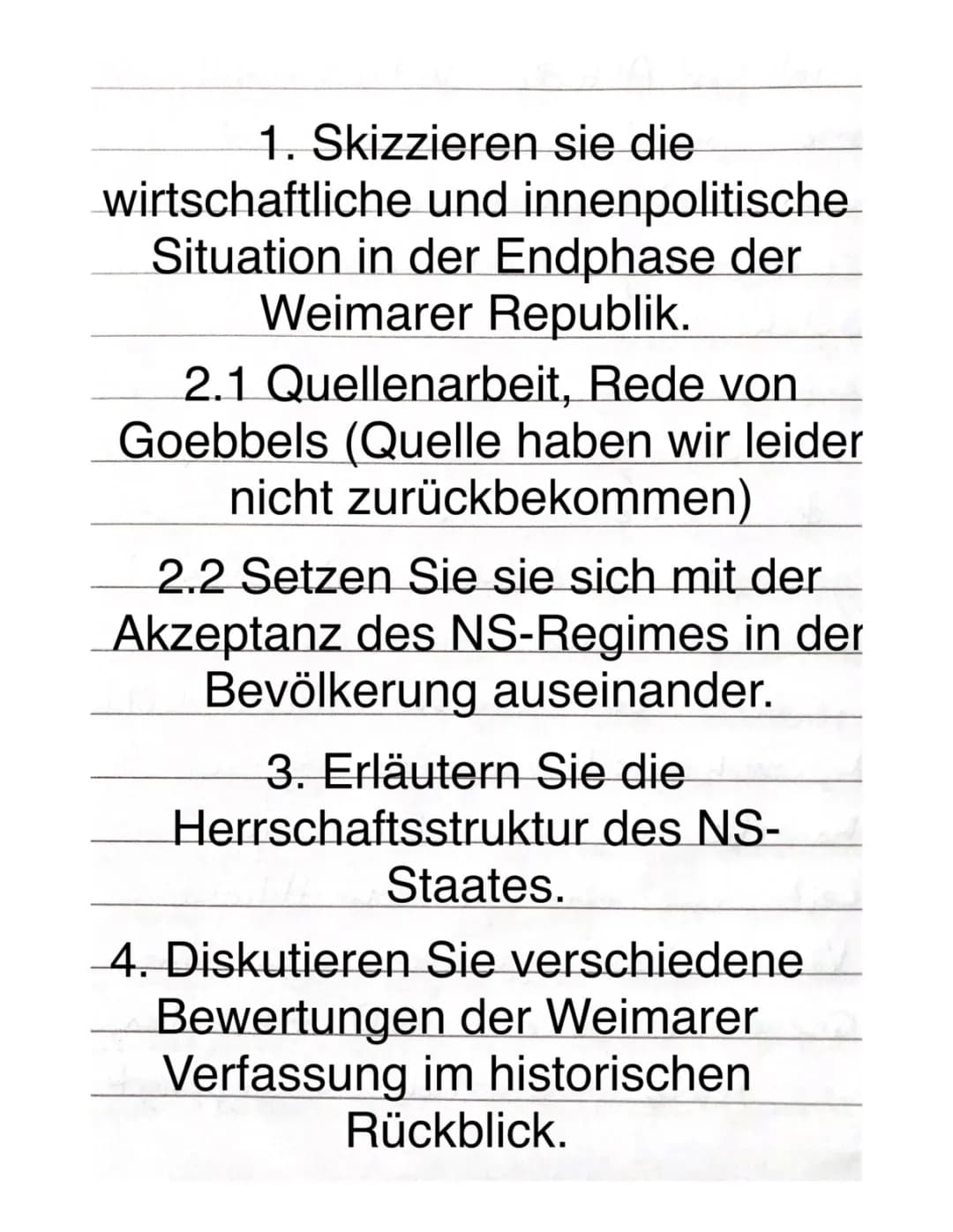 Weimarer Republik, NS-Staat