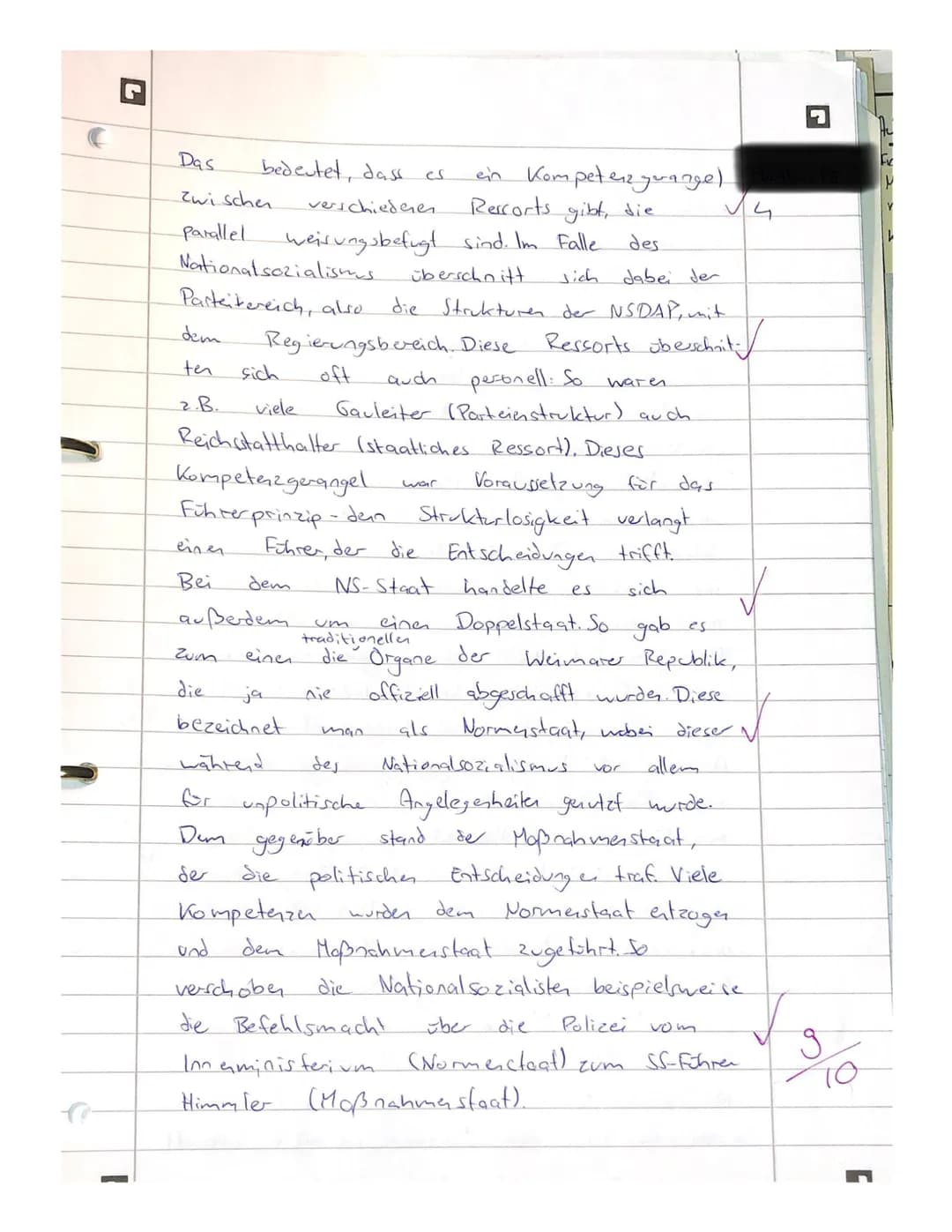 JIA
1. Skizzieren sie die
wirtschaftliche und innenpolitische
Situation in der Endphase der
Weimarer Republik.
2.1 Quellenarbeit, Rede von
G