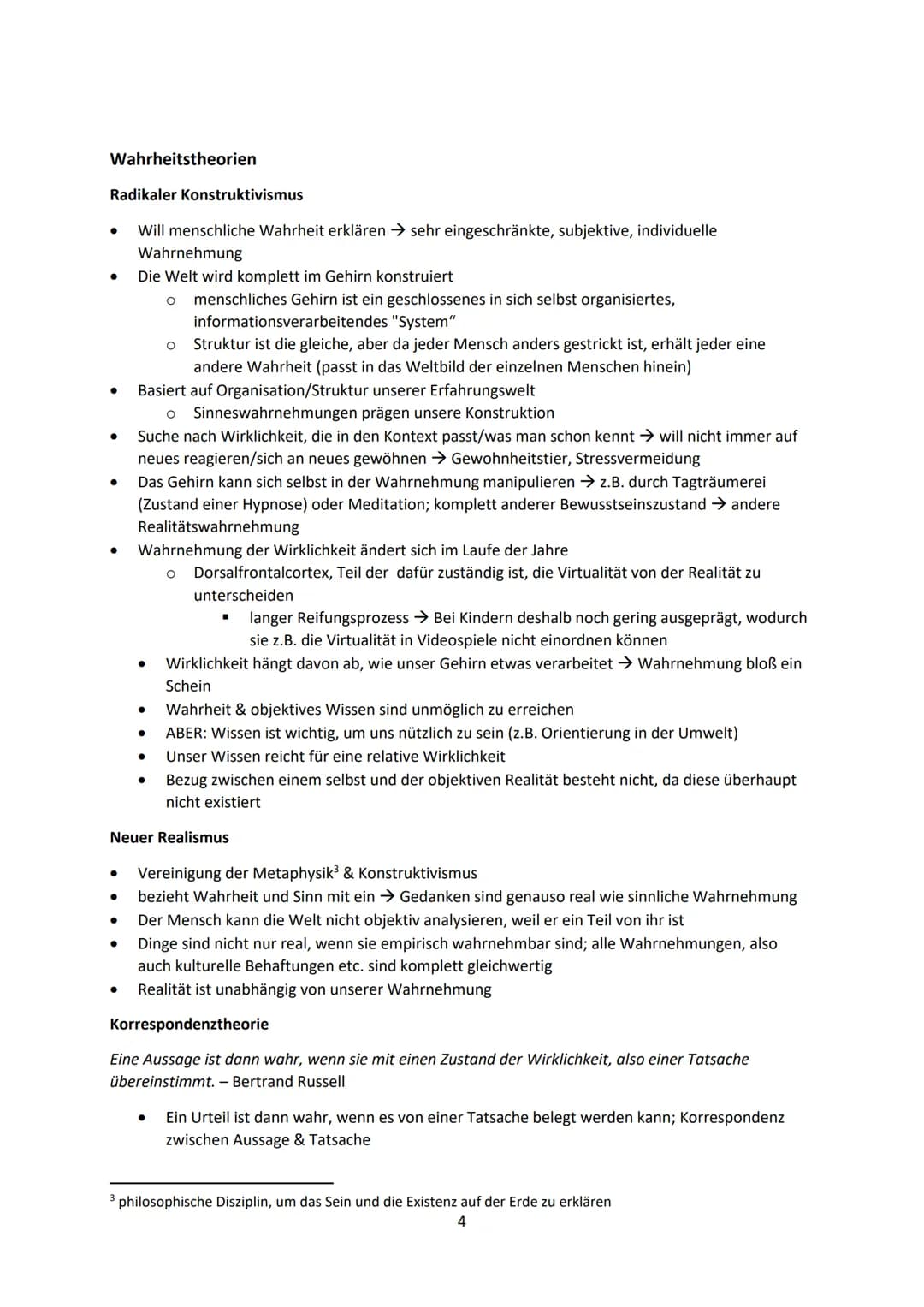 Themen
1. Wahrheitsansprüche
1.1. Ansichten von Philosophen
WERTE UND NORMEN
1.2. Objektivität, Subjektivität und Intersubjektivität
1.3. Im