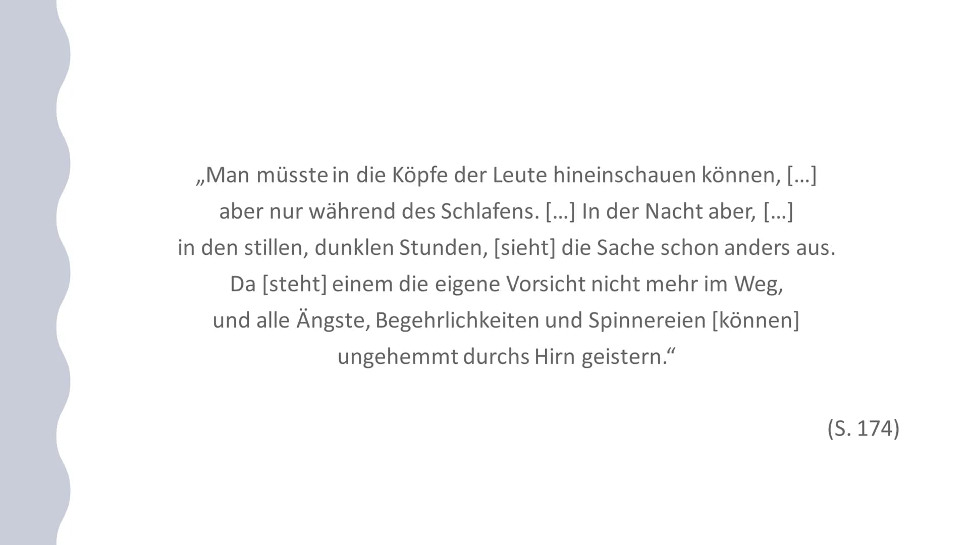 Träume
im Roman
,,Der
Trafikant"
Robert Seethaler
Der Trafikant ,,Nachts lag er oft stundenlang wach,
dachte an die böhmische Zahnlücke und 
