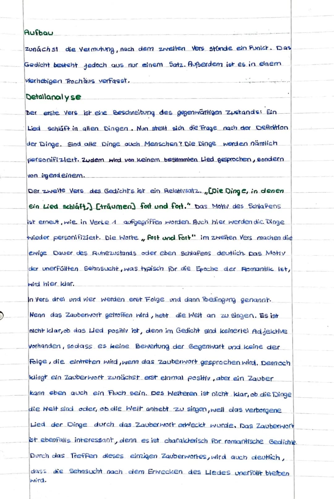 1
Wünschelrute/Schläft ein Lied in allen Dingen - Eichendorff-Analyse
EINLEITUNG
Joseph von Eichendorffs Gedicht, Wünschelrute" wurde 1935 g