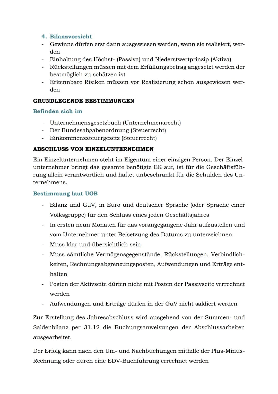 Der Jahresabschluss
GRUNDLAGEN
Unter der Aufstellung des Jahresabschlusses versteht man die Gesamtheit
der Tätigkeiten, die unter Beachtung 