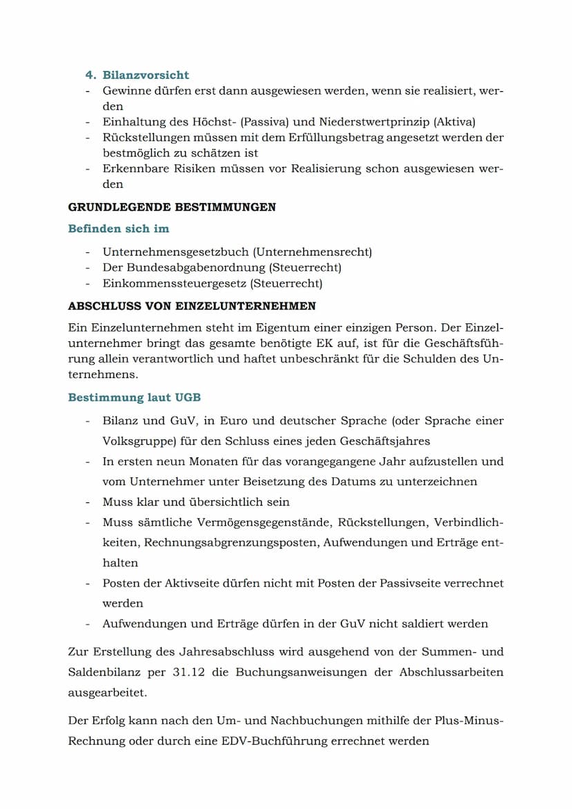 Der Jahresabschluss
GRUNDLAGEN
Unter der Aufstellung des Jahresabschlusses versteht man die Gesamtheit
der Tätigkeiten, die unter Beachtung 