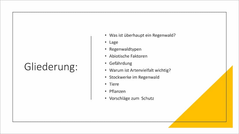 Tropischer Regenwald
Ökosystem in Gefahr
Von Franziska Schanderl und Anna Schreiner Gliederung:
●
●
●
Regenwaldtypen
Abiotische Faktoren
Gef