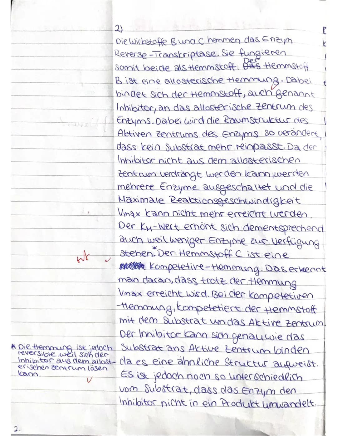 Name
Klausur 2 EF/2
Biologie, Grundkurs
Aufgabenstellung - Aufgabe II (Material B)
Bearbeitungszeit: 90 min
Thema: Aids-Therapie
1. Erklären
