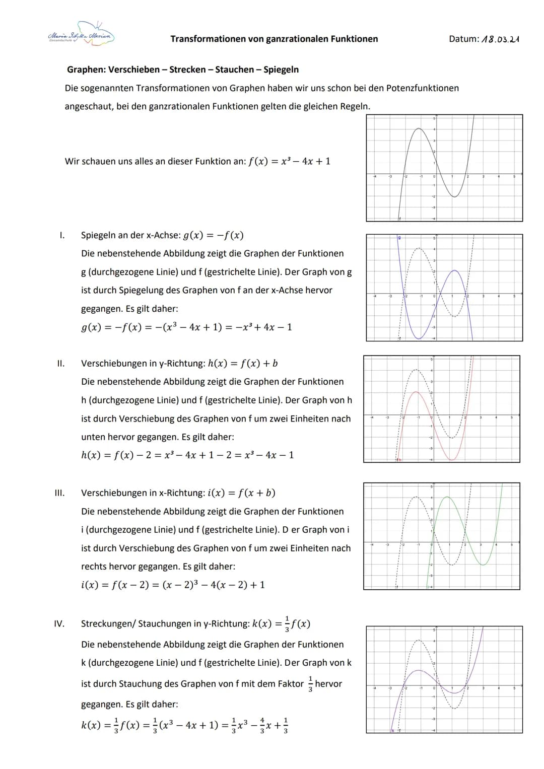 Randbetrachtung (wenn ein Intervall gegeben ist z.B. Ost ≤13)
Bei Extrempunkten: Rand extrema and Nullstellen in f(x) einsetzen
↳ Die y-Wert