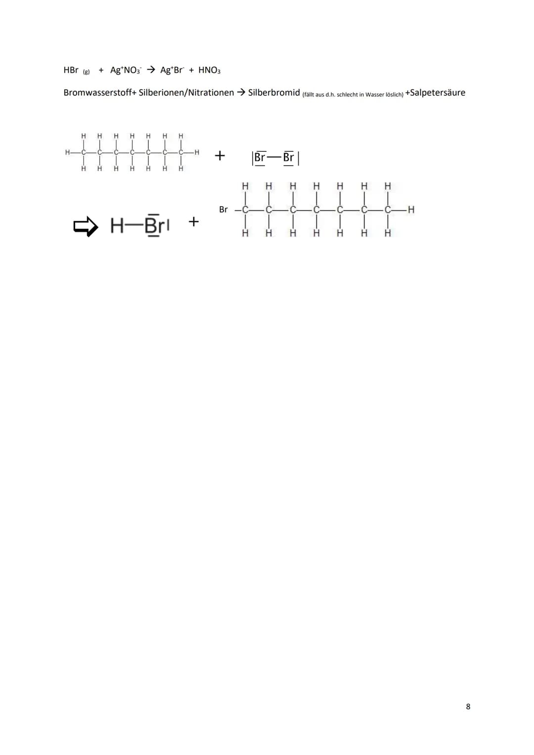 Alkane
Alkane sind Kohlenwasserstoffverbindungen ohne Doppel-/Dreifachbindungen.
Name
Methan
Ethan
Propan
Butan
Pentan
Hexan
Summenformel St