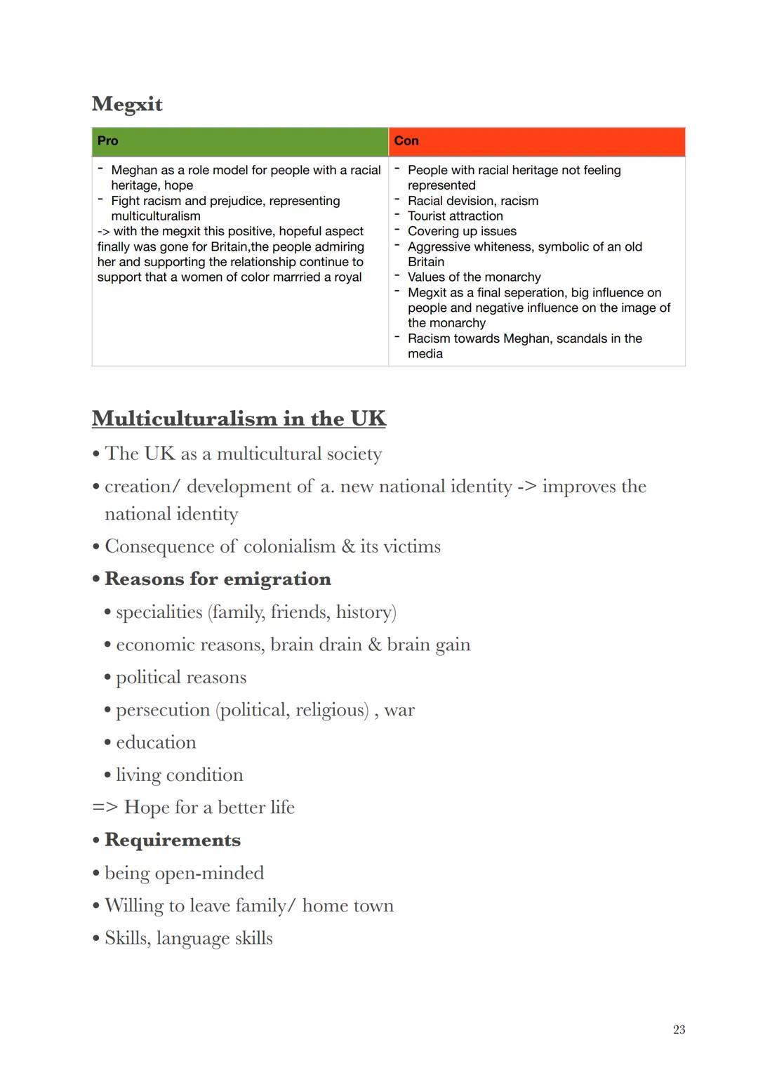 English Abitur 2023
Topics&Method sheets
●
✓G
Topics
VE
English as a lingua franca
Studying & Working in a globalised World
Globalization
gl