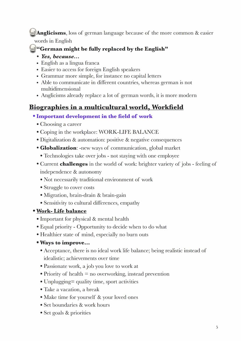 English Abitur 2023
Topics&Method sheets
●
✓G
Topics
VE
English as a lingua franca
Studying & Working in a globalised World
Globalization
gl