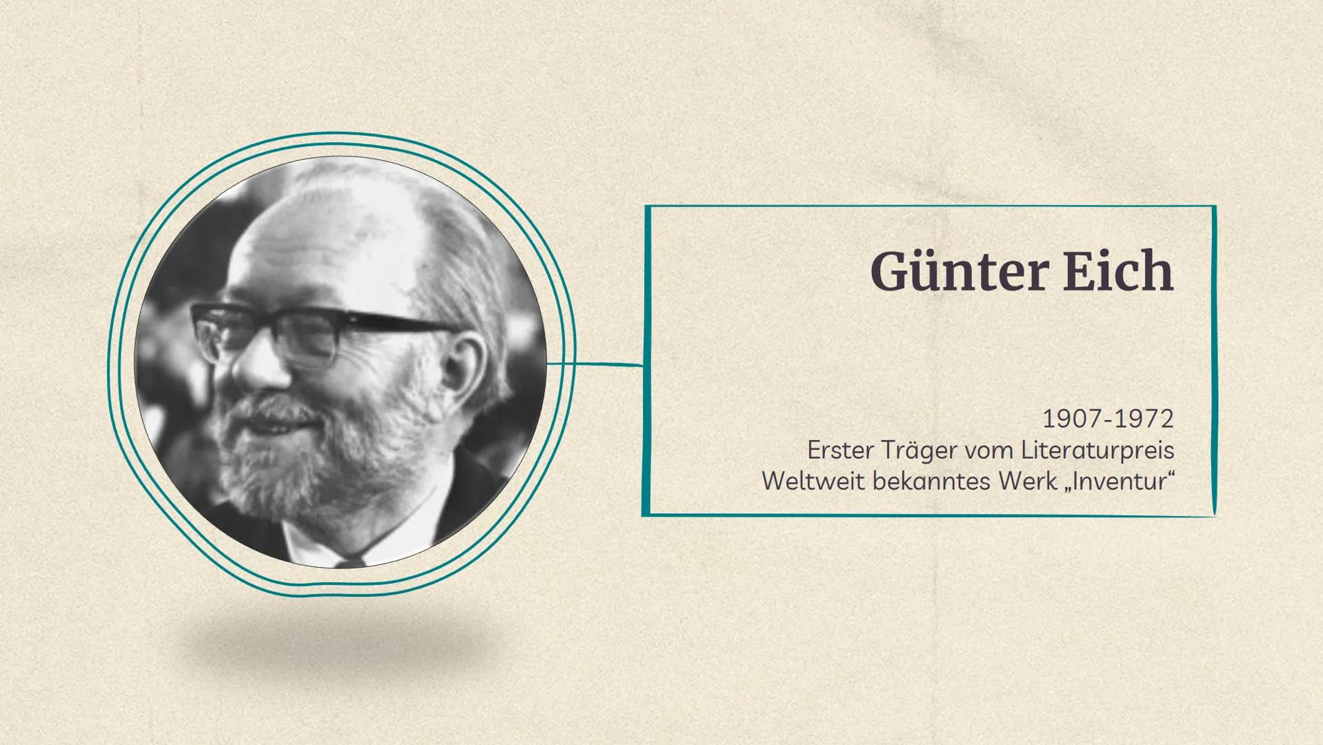 Trümmer-
literatur
- Trümmerliteratur (1945-1950)
Eine deutsche Literaturepoche direkt nach
dem 2. WK, die nur 5 Jahre lang andauert.
Sie be