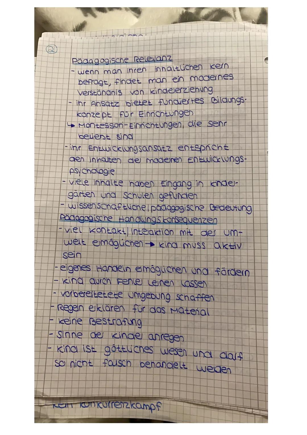 # MONTESSORI-PÄDAGOGIK

Maria Montessori

- italienische Arztin, Reformpädagogin.

Philosophin

- vertrat das christliche weltbild

- inr Me