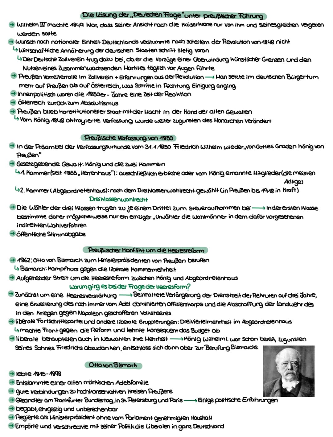 Die lösung der „, Deutschen Frage "unter preußischer Führung
Wilhelm II machte 1849 klar, dass seiner Ansicht noch die kaiserkrone nur von i