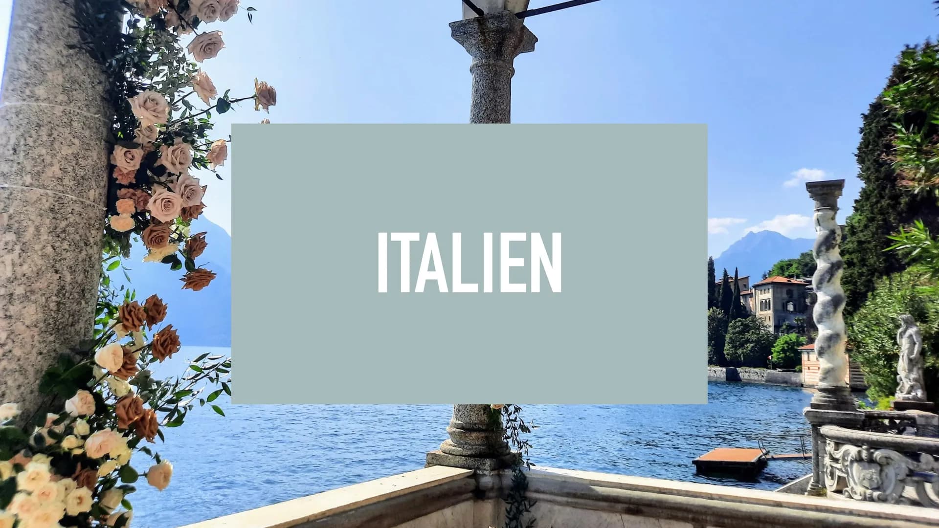 ITALIEN
MENGEN GLIEDERUNG
➤ Lage
➤ Geografie
➤ Flagge
➤ Wirtschaft
➤ Die italienische Geschichte
➤ Politik
➤ Besonderheiten
➤ Fragen?
➤ Quel