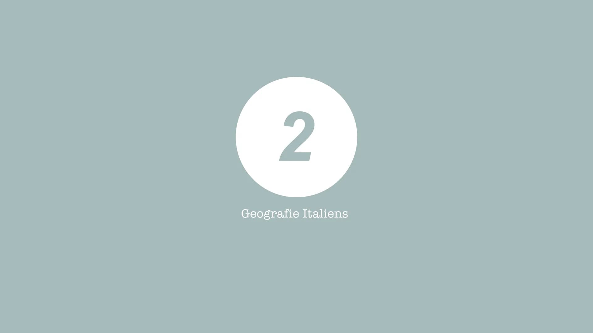ITALIEN
MENGEN GLIEDERUNG
➤ Lage
➤ Geografie
➤ Flagge
➤ Wirtschaft
➤ Die italienische Geschichte
➤ Politik
➤ Besonderheiten
➤ Fragen?
➤ Quel