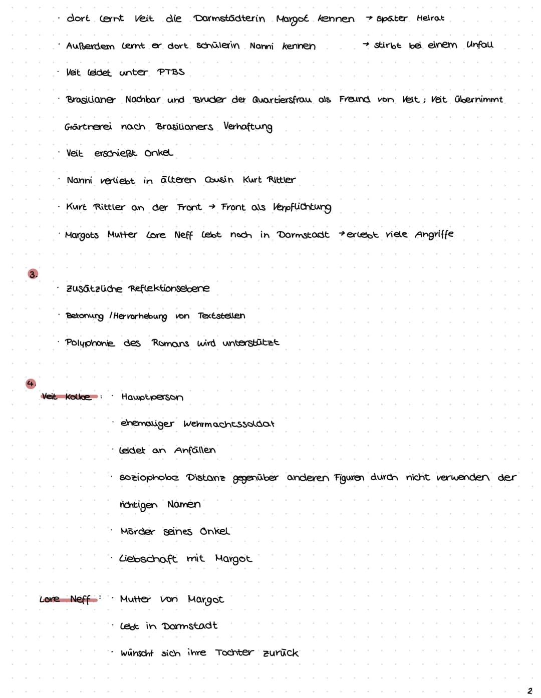 Themen
1. interlektuelle Zeugen
unter der Drachenwand
2. Aufbau und Inhalt des Romans
3. Die Funktion der Einschübe
4. Die unterschiedlichen