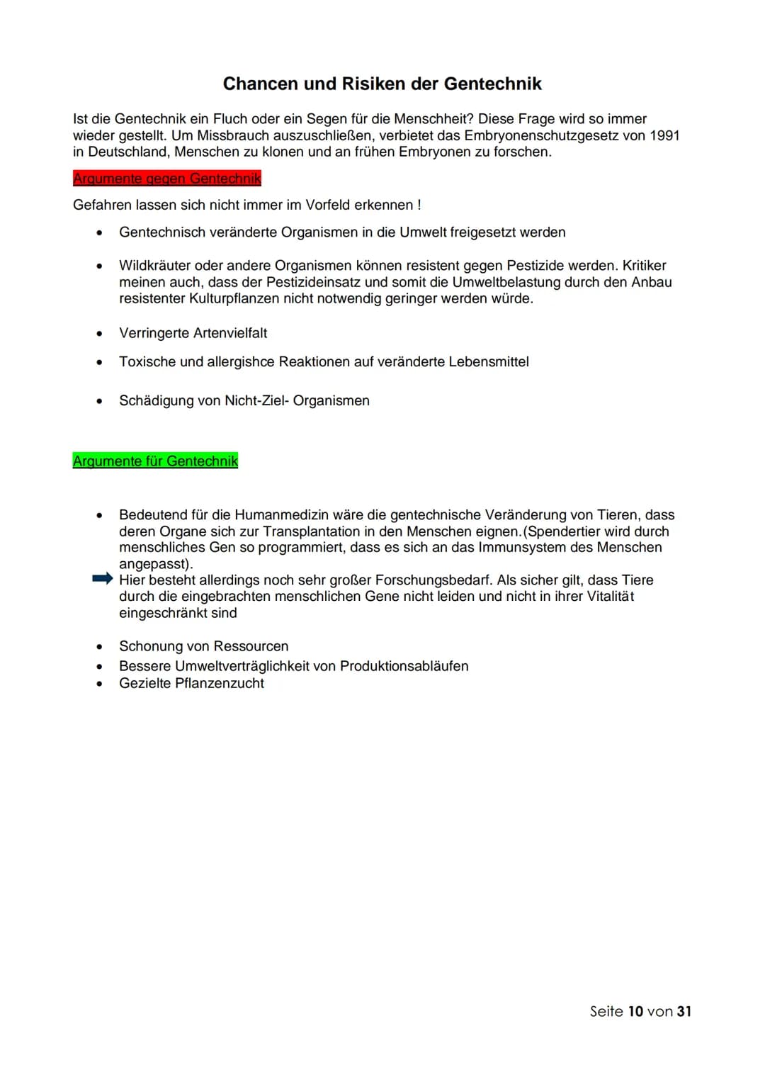 Thema 1: Molekulargenetik und Gentechnik
Fachbegriffe zur Genetik:
Genetik: Wissenschaft (Lehre) von der Vererbung
Vererbung: Auftreten glei