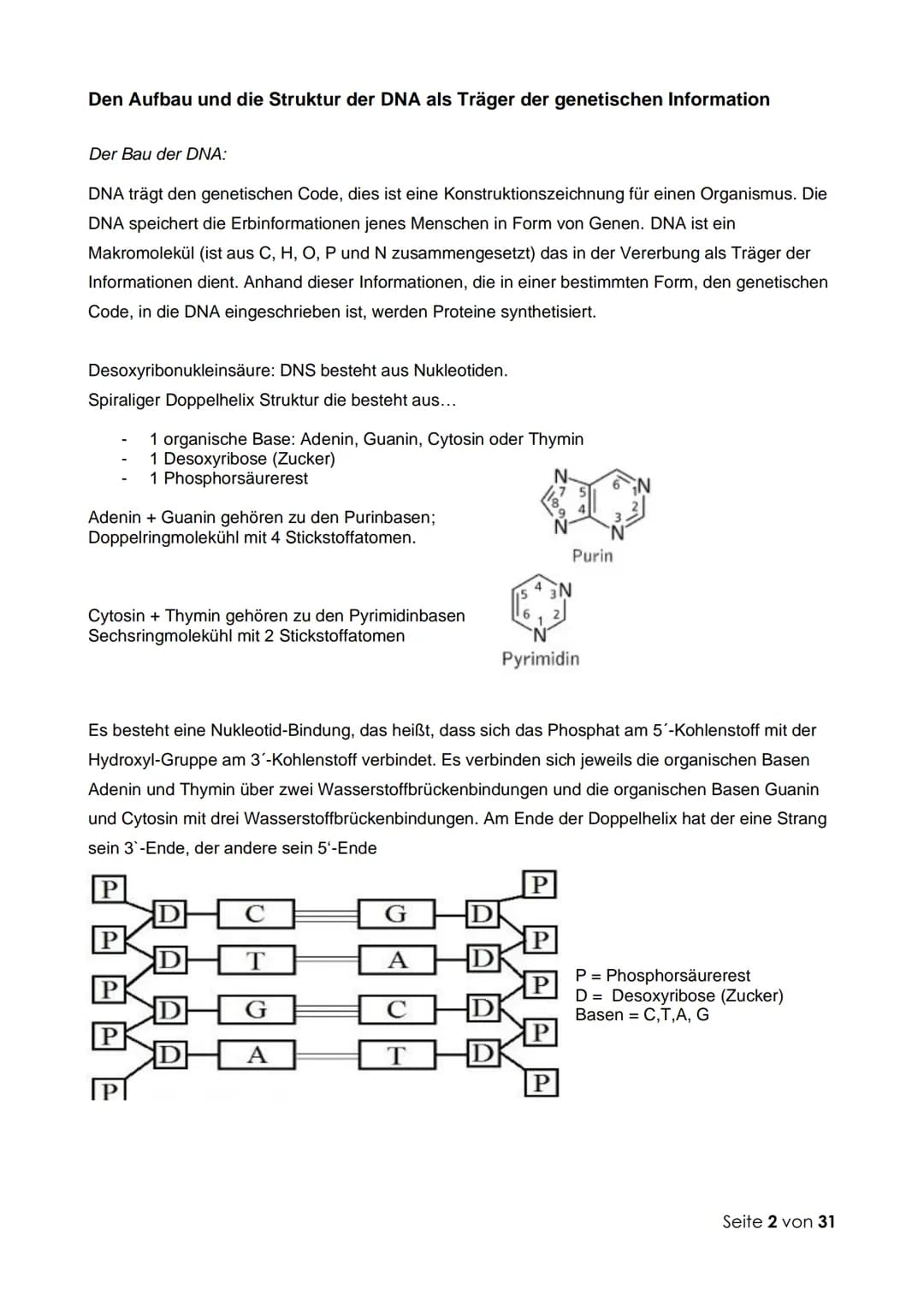Thema 1: Molekulargenetik und Gentechnik
Fachbegriffe zur Genetik:
Genetik: Wissenschaft (Lehre) von der Vererbung
Vererbung: Auftreten glei