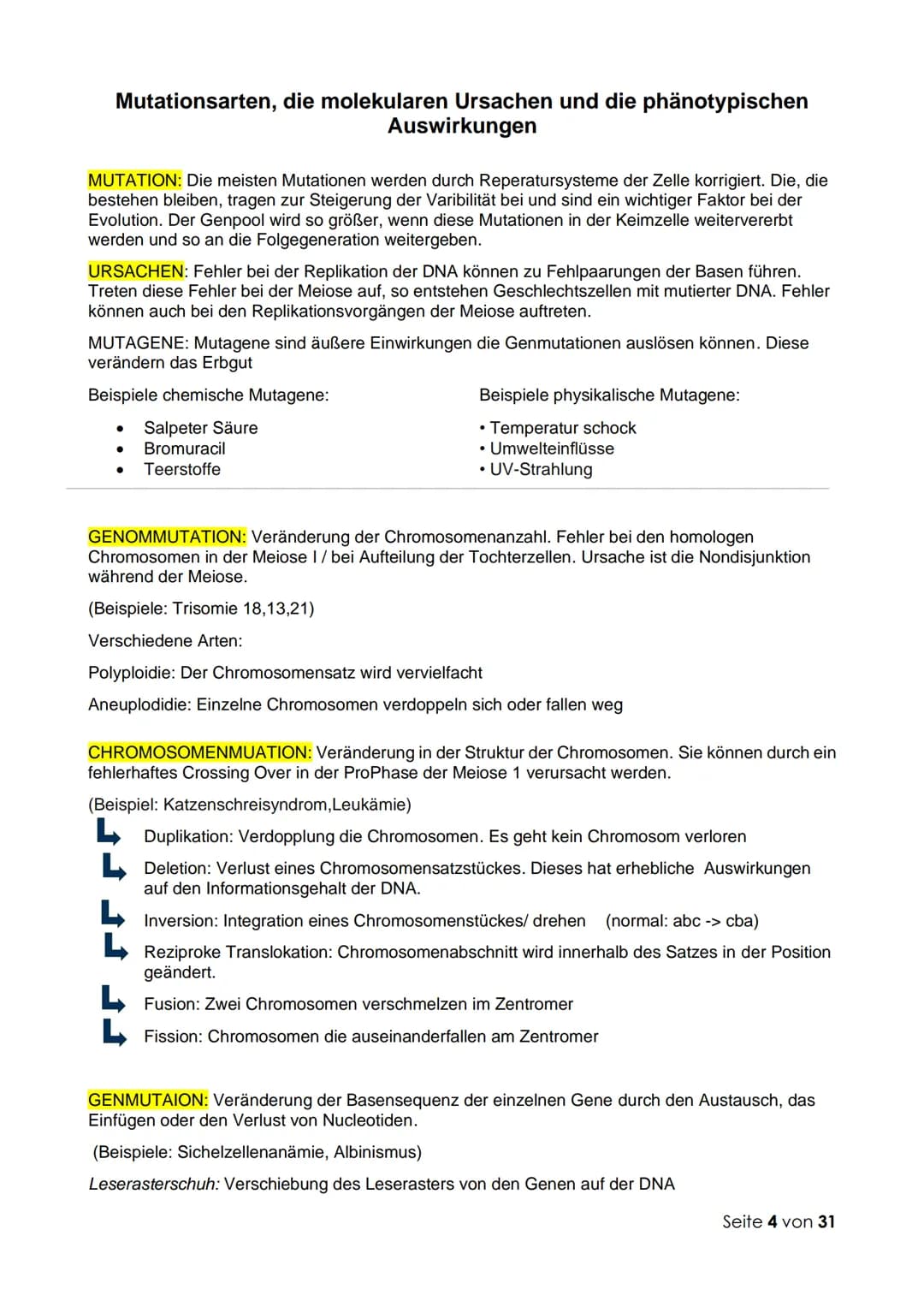 Thema 1: Molekulargenetik und Gentechnik
Fachbegriffe zur Genetik:
Genetik: Wissenschaft (Lehre) von der Vererbung
Vererbung: Auftreten glei