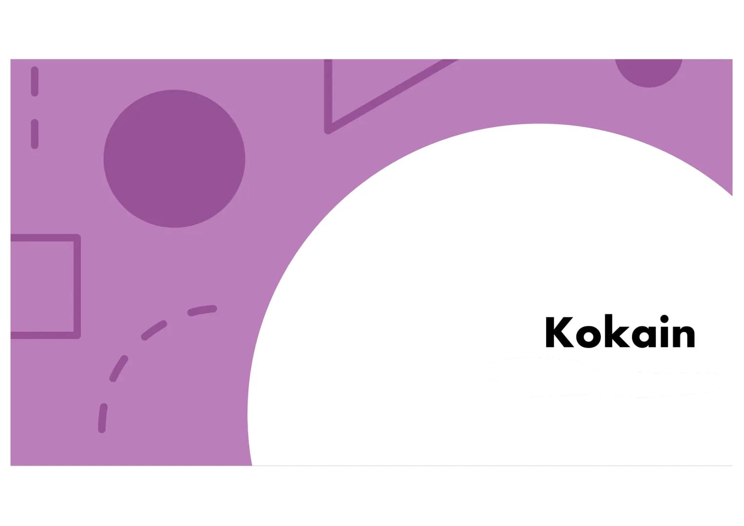 Kokain Gliederung
Was ist Kokain?
Geschichte von Kokain
Anbau & Verarbeitung
Welche Auswirkungen/Wirkungen hat Kokain auf
den Menschen
Droge