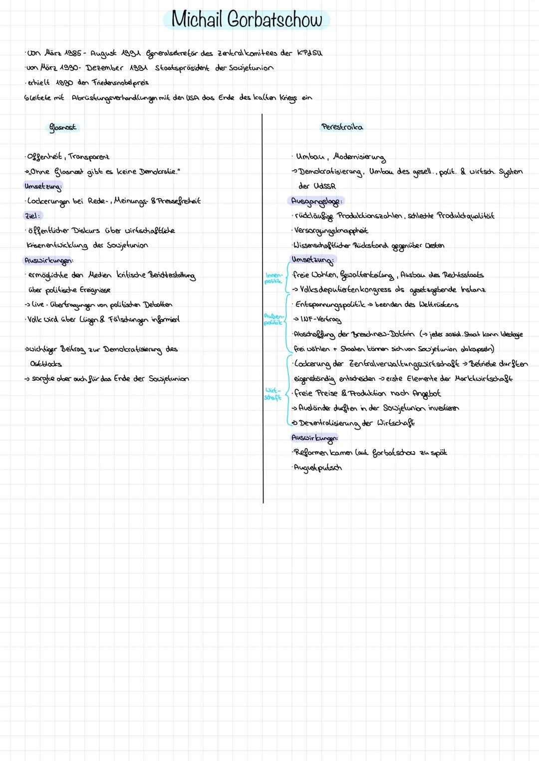 # Michail Gorbatschow

con März 1985 August 1991 Generalsekretär des Zentralkomitees der kpasu

von März 1990- Dezember 1991 Staatspräsident
